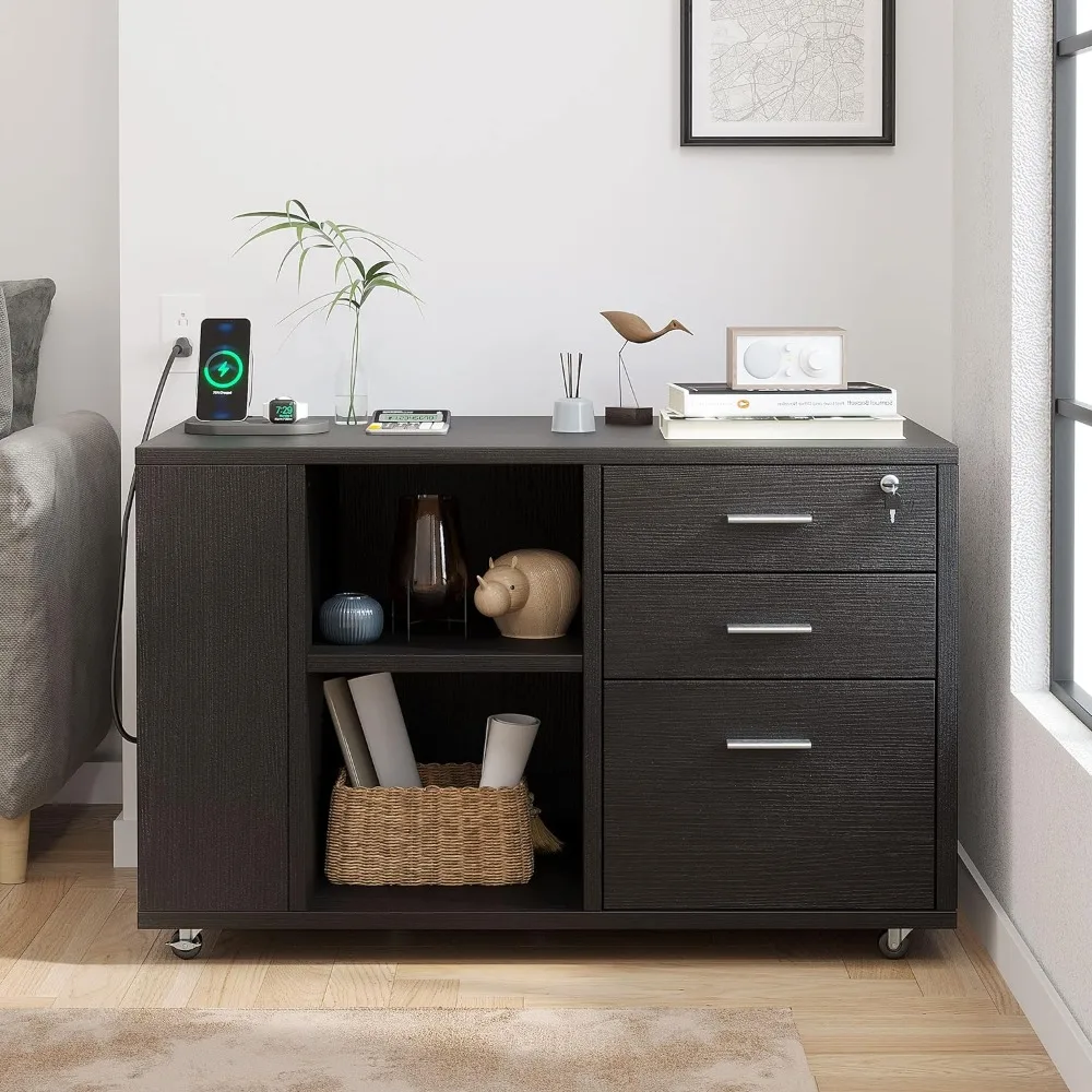 File Cabinet with Charging Sta - File Cabinet Lateral のレビューと価格