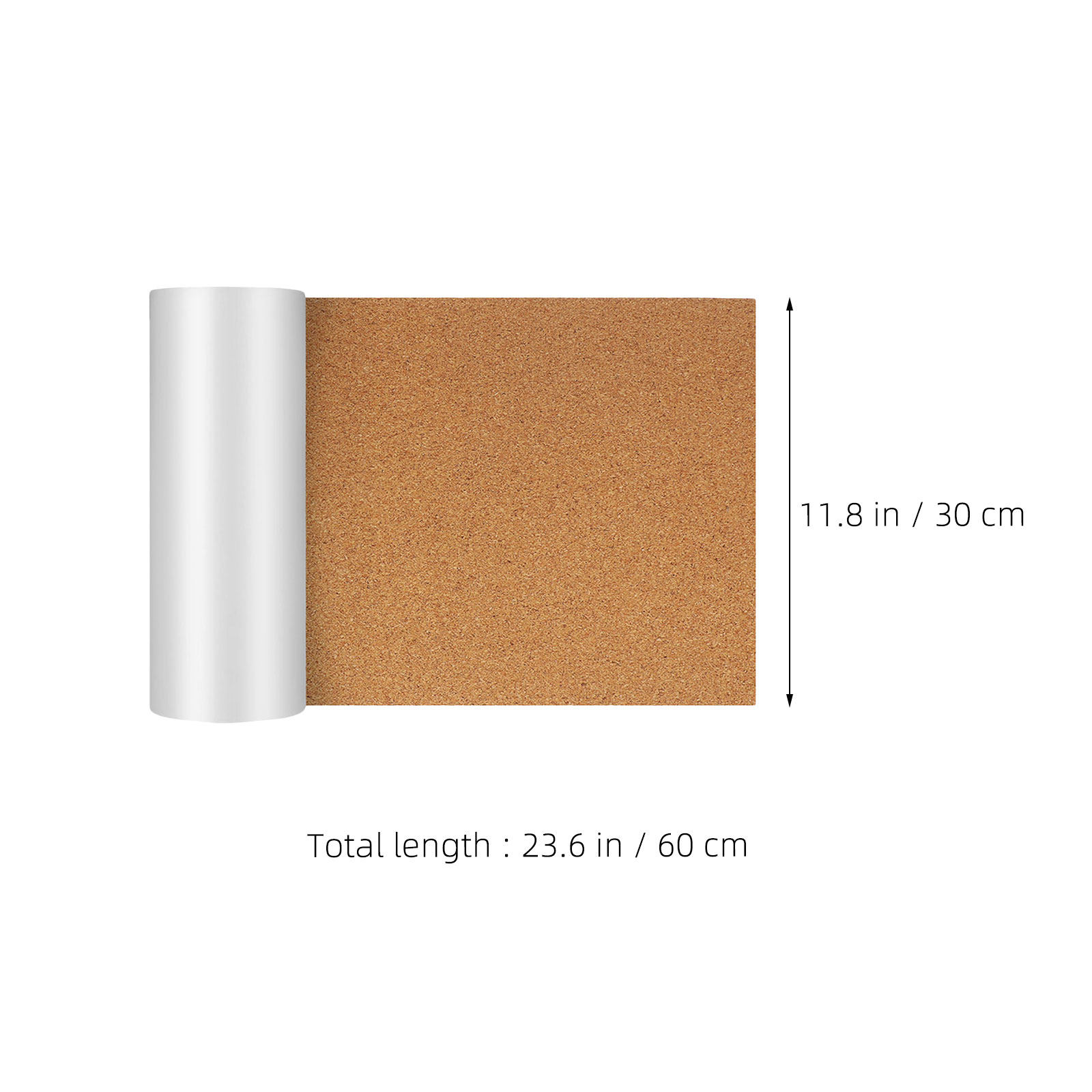 Adhesive Cork Board Sheet 23.6 - Bulletin Board Cork のレビューと価格