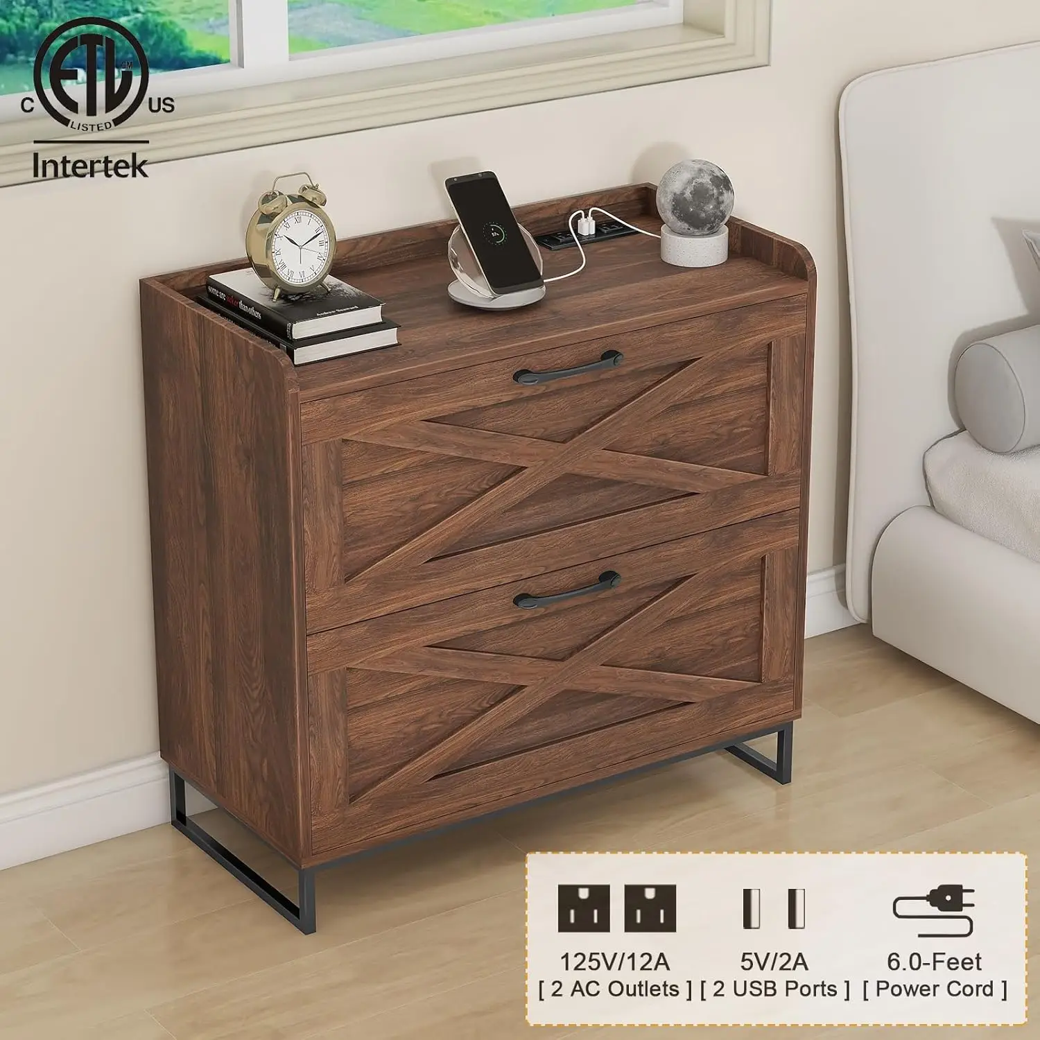 File Cabinet 2 Drawers Lateral - File Cabinet Lateral のレビューと価格