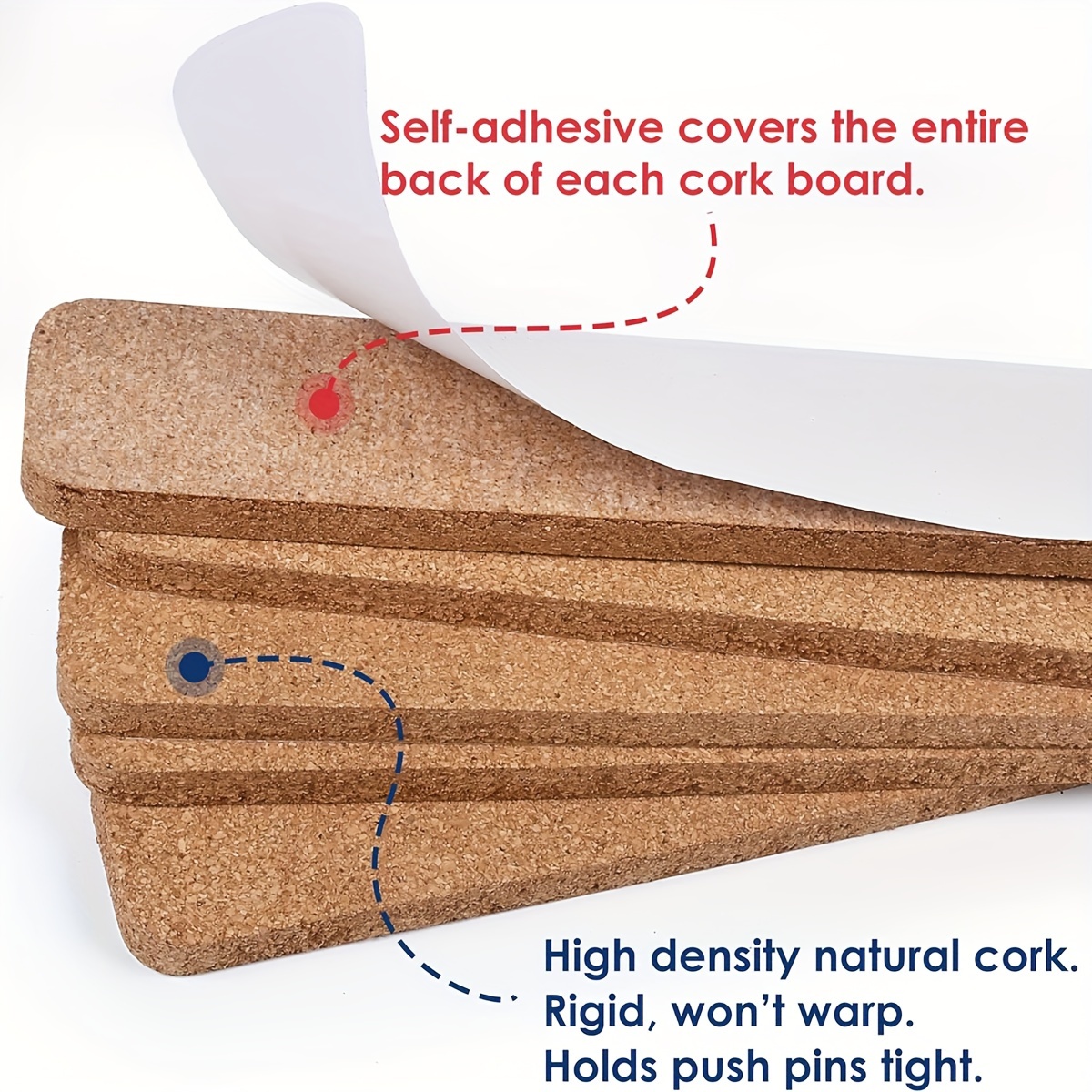 Long Cork Board Strips, Cork F - Bulletin Board Cork のレビューと価格