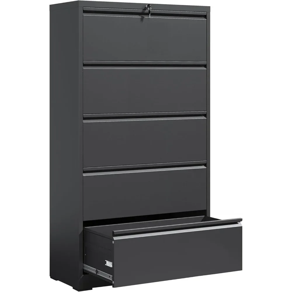 locking file cabinet with 5 dr - File Cabinet Lateral のレビューと価格