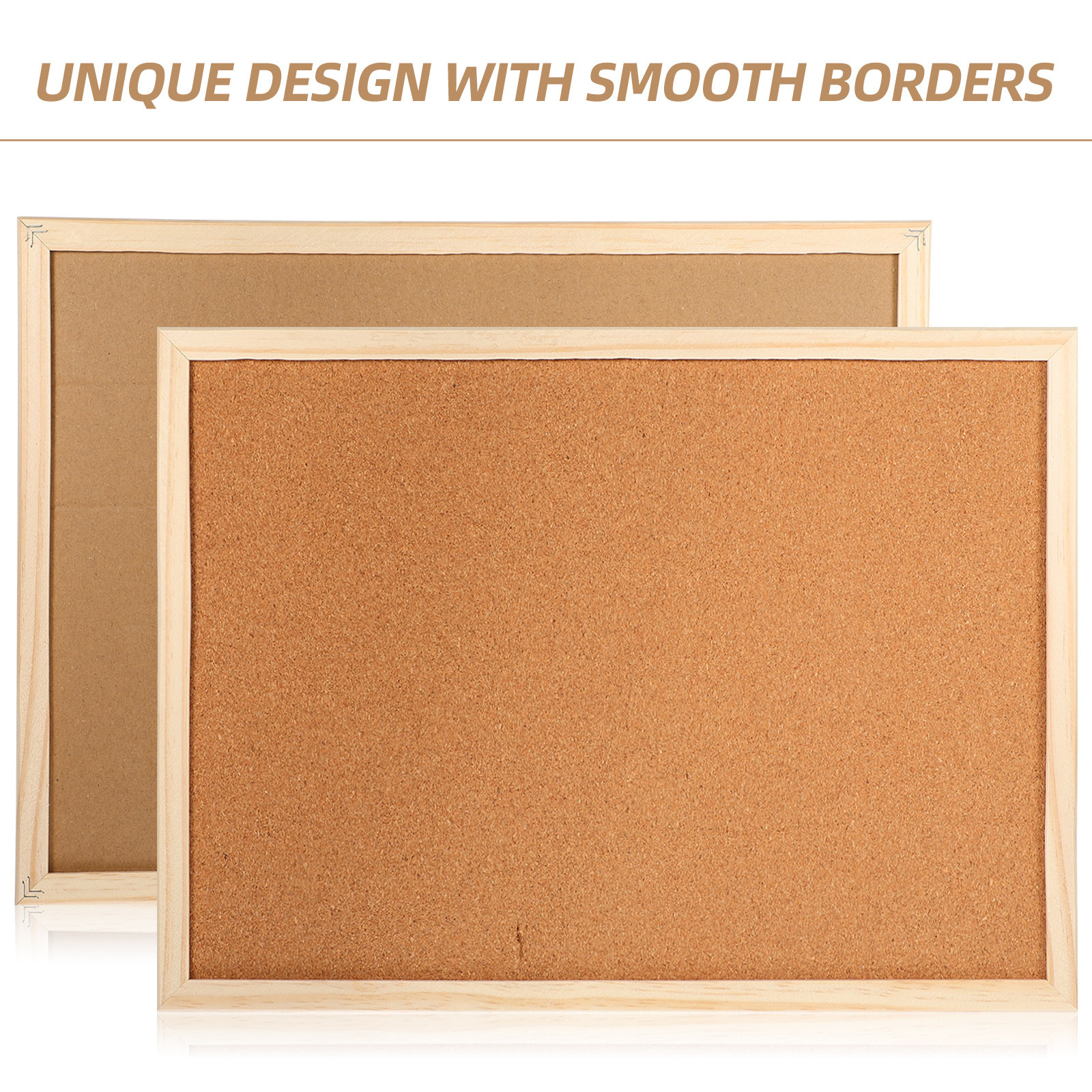 1Set Sturdy Lightweight Wooden - Bulletin Board Cork のレビューと価格