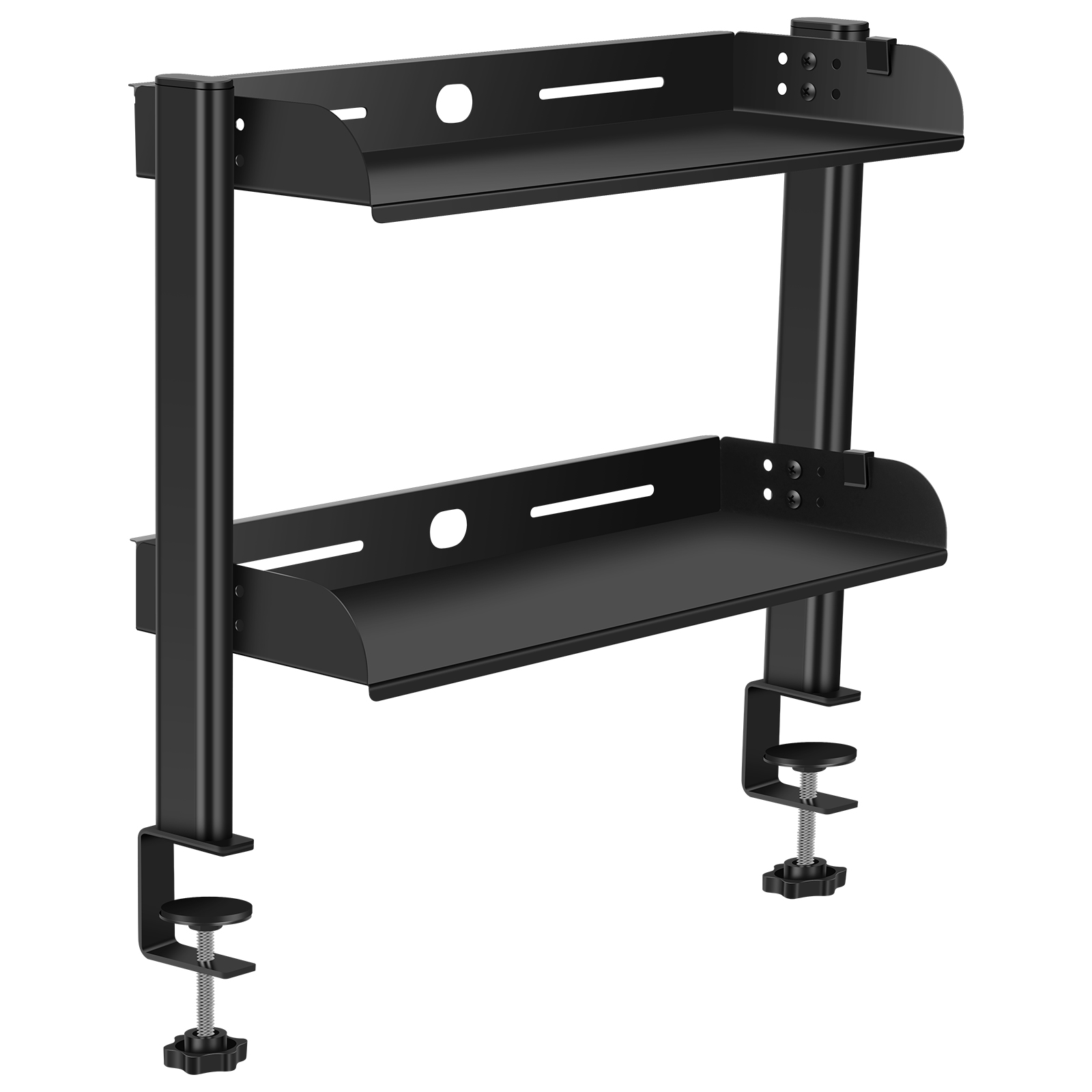 2 Tiers Clamp-on Desk Shelf No - Wall Mounted Desk Fold のレビューと価格